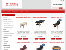 Tablet Screenshot of dtradellc.com